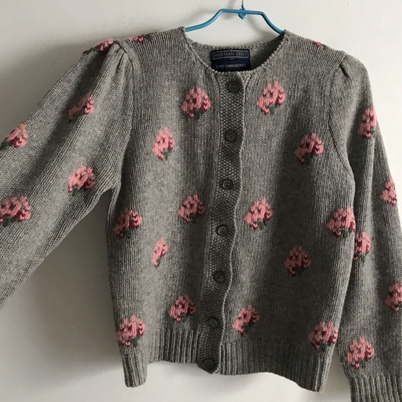 Hand Knit Vintage Sweater - Picture 2 of 5